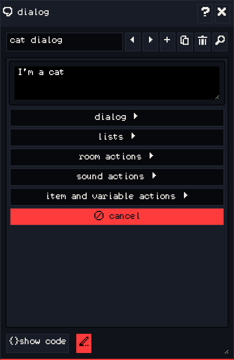 Dialogue