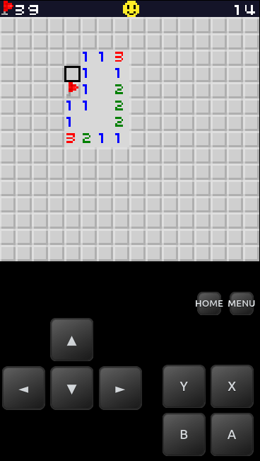 Mobile controls screenshot